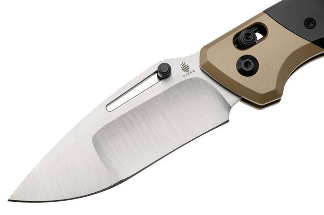 Afbeelding voor Kizer Bulli KI3695A4 Satin S45VN, Black Gold Titanium, zakmes