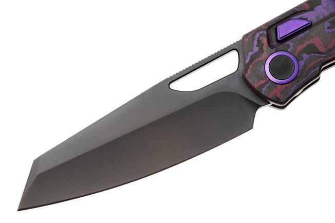 Obraz dla Nóż składany Kizer Mash KI3699BSA2, DLC M390, FatCarbon Purple Haze, projekt Divo Knives