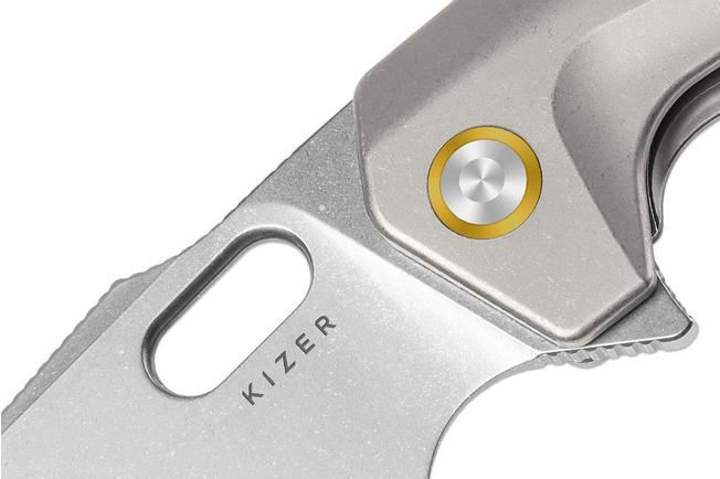 Bild für Kizer Takahe KI3701A1 Stonewashed S35VN, Titanium, Taschenmesser