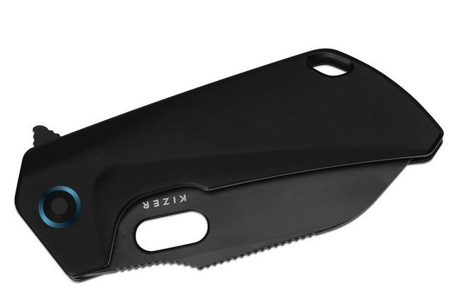 Bild für Kizer Takahe KI3701A2 Matte DLC S35VN, Black Titanium, Taschenmesser
