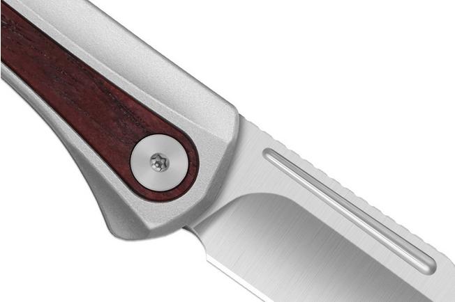 Afbeelding voor Kizer Melody Ki3732A2, Satin S35VN, Aluminum/Panama Rosewood zakmes, Paul Munko design