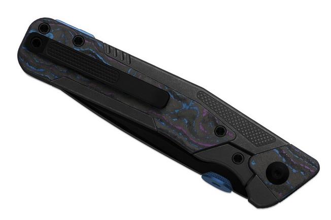 Image pour Kizer Sable Chief Ki3745A1, Matte DLC Ultra K390, Black Titanium/CamoCarbon Damtanium, couteau de poche, Jonathan Styles design