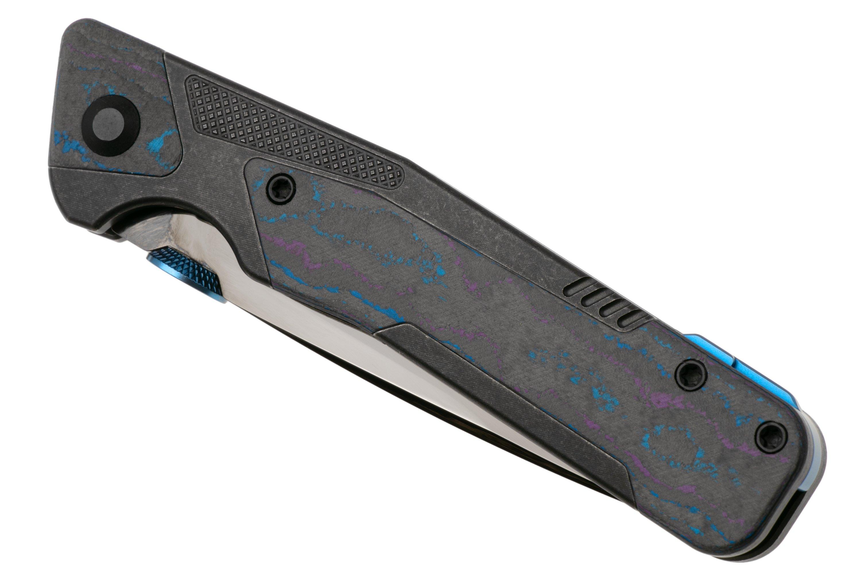 Kizer Sable Chief Ki3745A1, Matte DLC Ultra K390, Black Titanium ...