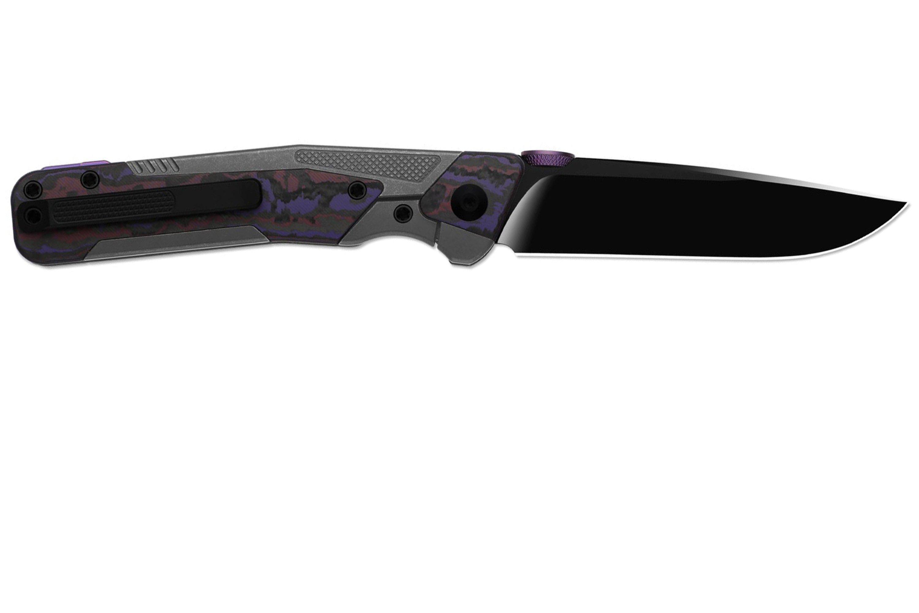 Kizer Sable Chief Ki3745A2, Matte DLC Ultra K390, Gray Titanium/Purple ...