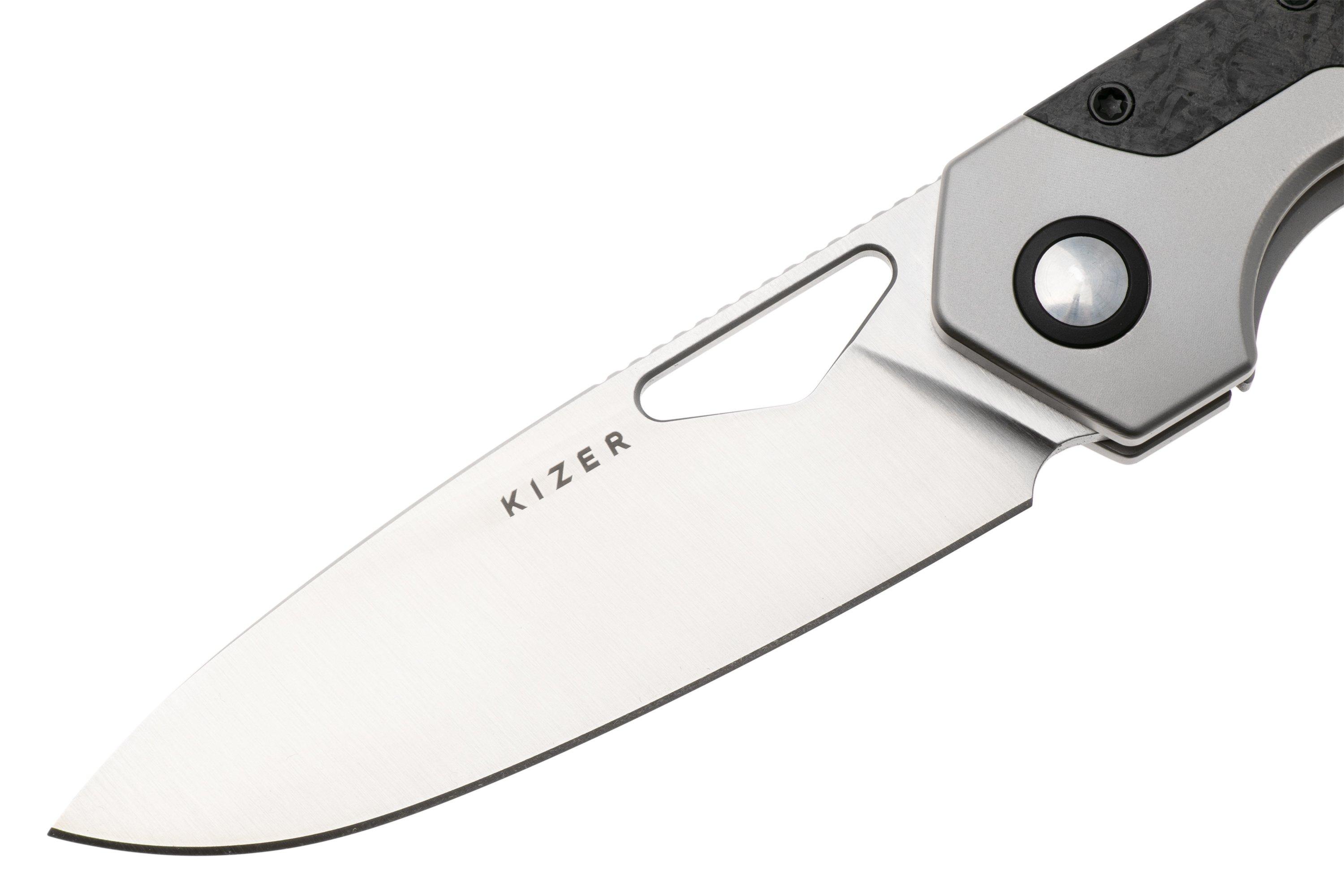 Kizer Serpentine KI3759FDA1 Satin Elmax, Titanium & Carbonfiber