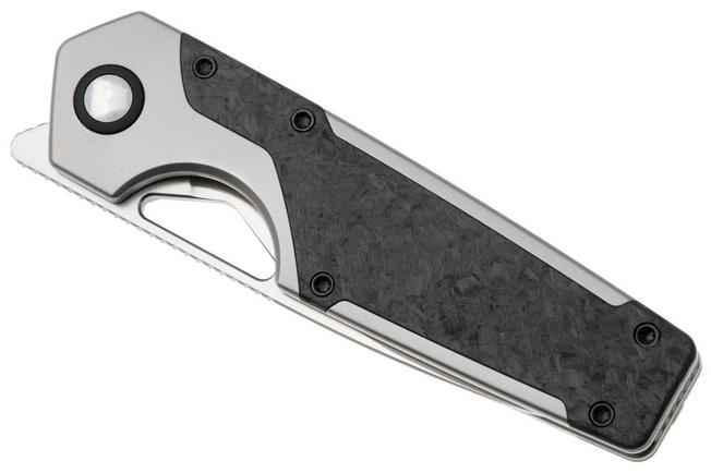 Imagen para Kizer Serpentine KI3759FDA1 Satin Elmax, Titanium & Carbonfiber Inlays, navaja, diseño de Jonathan Styles