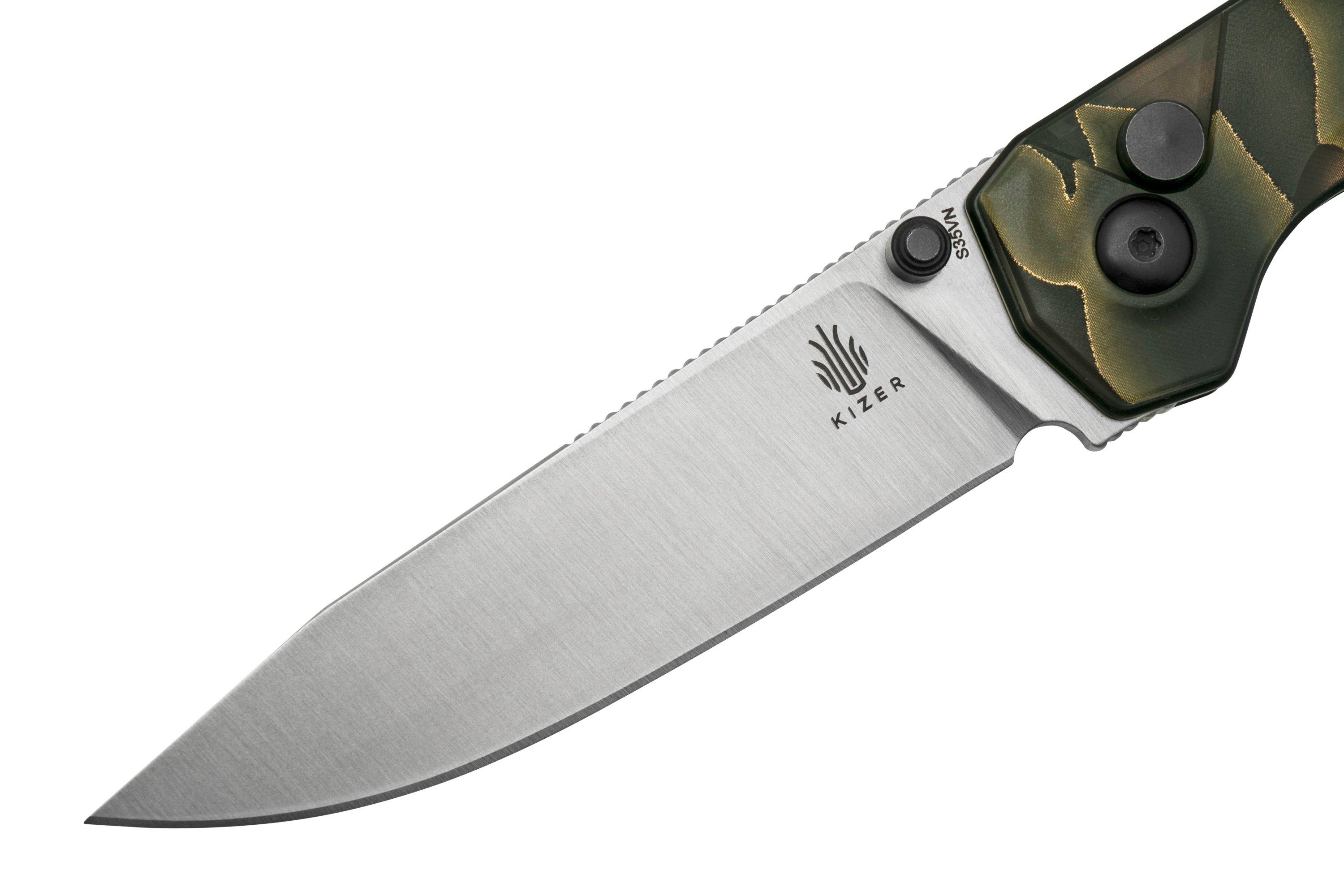 Kizer Begleiter 2, KI4458.2BA1, Raffir Noble, S35VN coltello da tasca