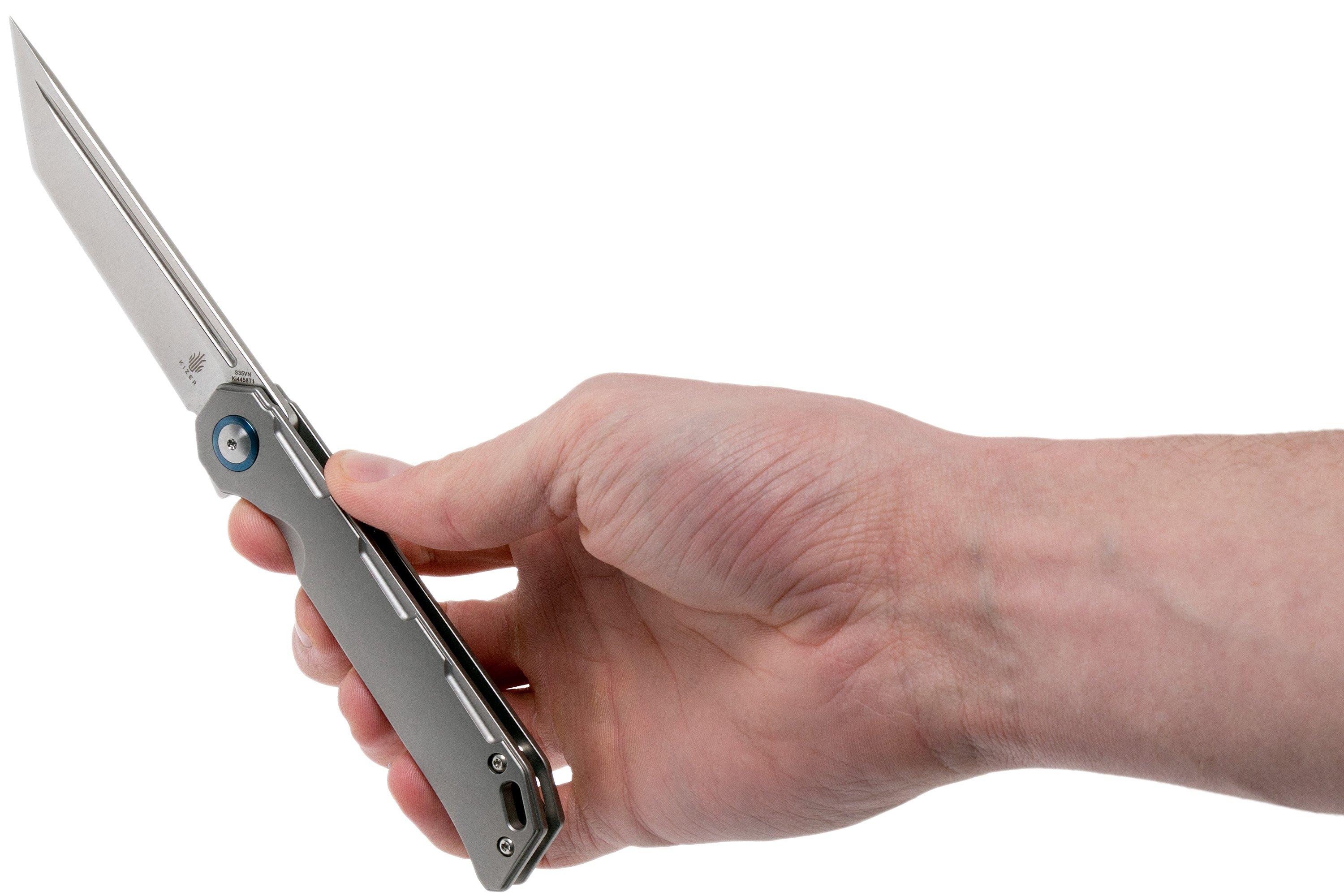 Kizer Begleiter KI4458T1 Tanto pocket knife | Advantageously shopping ...