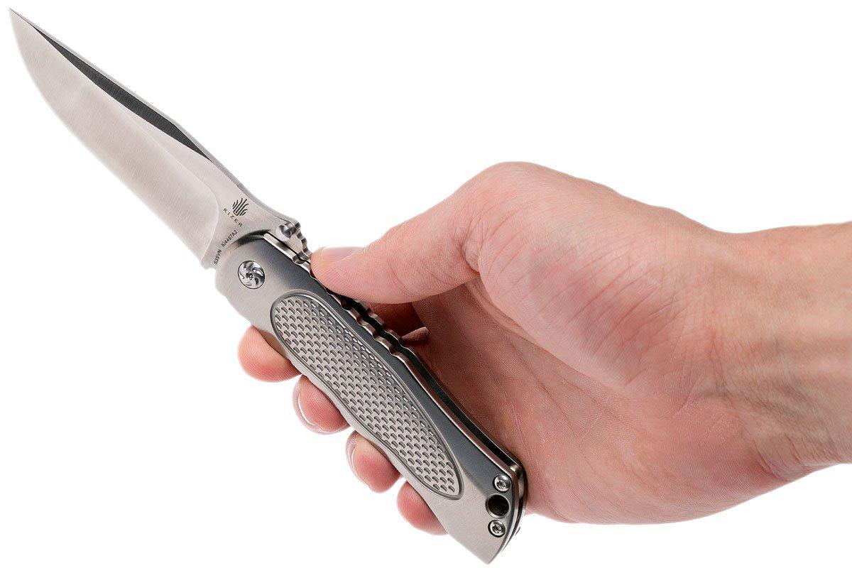 Kizer Wakulla CL Ki4497A2 Clippoint pocket knife, Steve Jernigan design