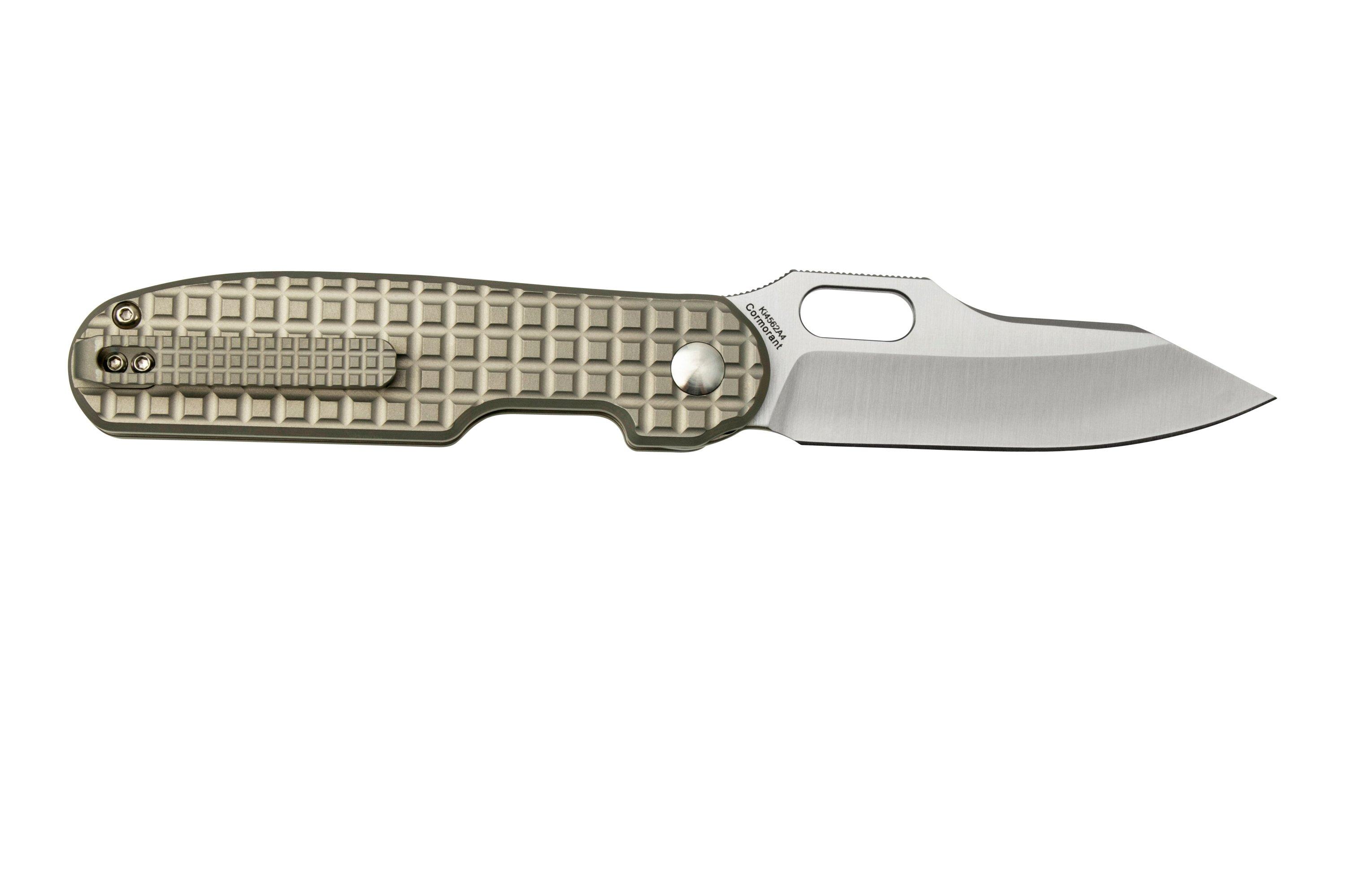 Kizer Cormorant Button Lock Ki4562A4, 20CV Titanium, couteau de poche ...