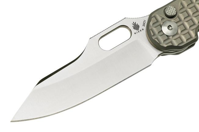 Kizer Cormorant Button Lock Ki4562A4, 20CV Titanium, pocket knife