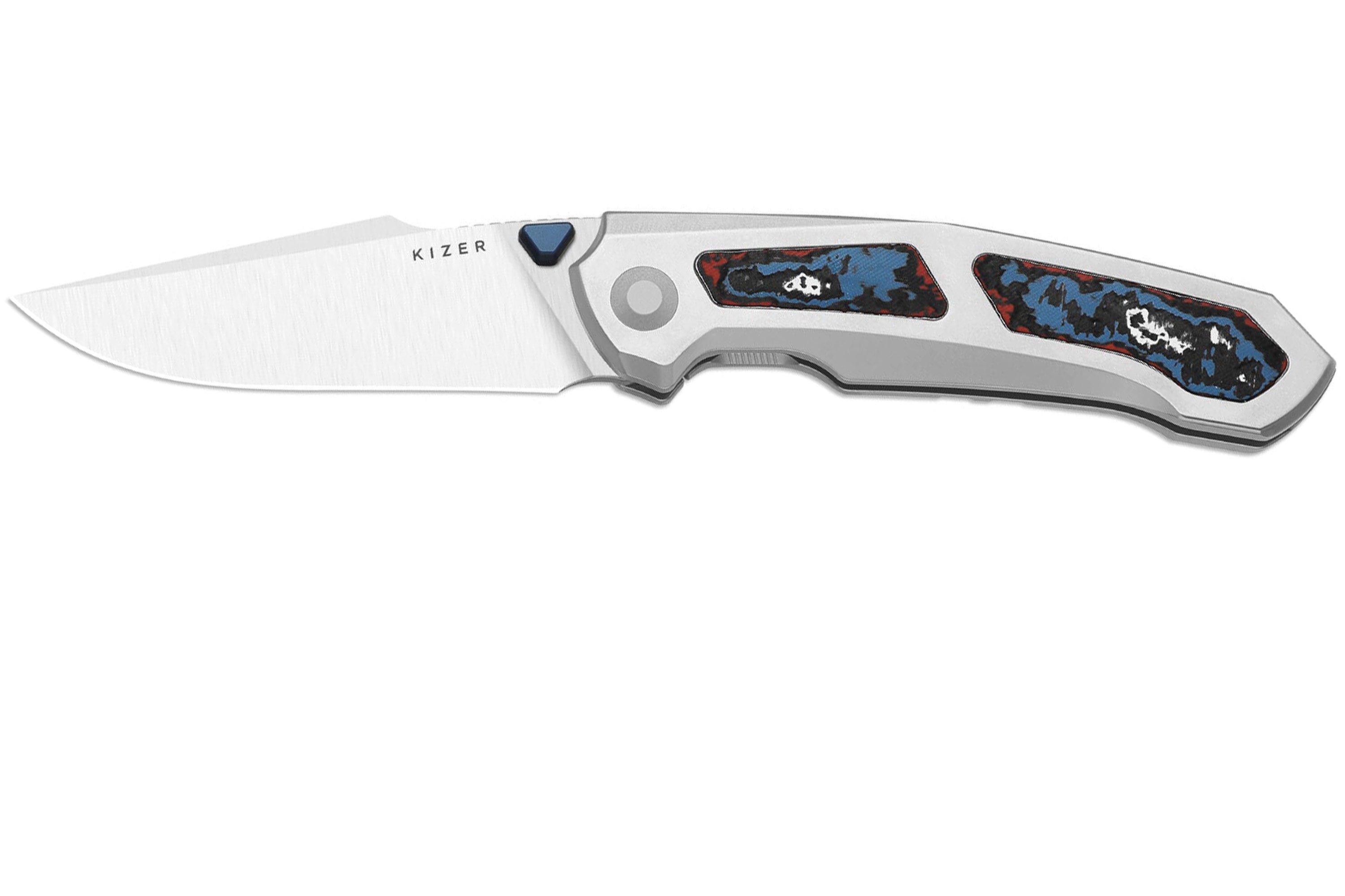 Kizer Feweed XL KI4694A2 Satin S90V, Titanium & Nebula FatCarbon