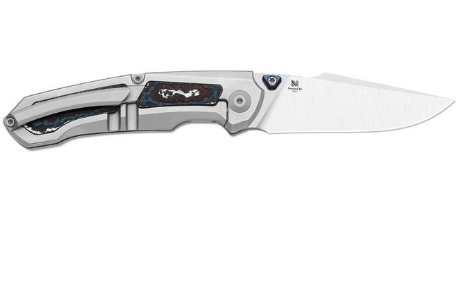 Bild für Kizer Feweed XL KI4694A2 Satin S90V, Titanium & Nebula FatCarbon, Taschenmesser