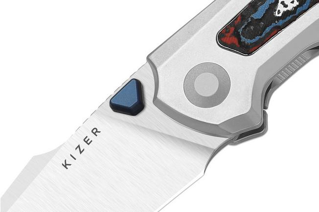 Bild für Kizer Feweed XL KI4694A2 Satin S90V, Titanium & Nebula FatCarbon, Taschenmesser