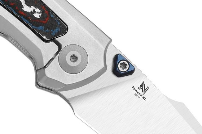 Bild für Kizer Feweed XL KI4694A2 Satin S90V, Titanium & Nebula FatCarbon, Taschenmesser