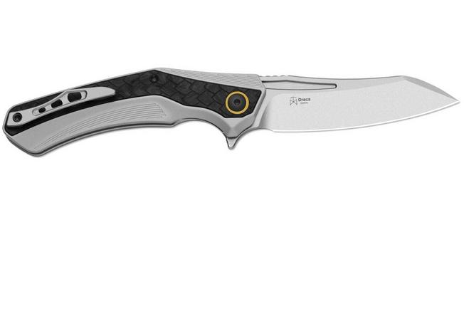 Bild für Kizer Draca KI4751A1 Stonewashed S45VN, Aluminum & Carbon Fiber, Taschenmesser
