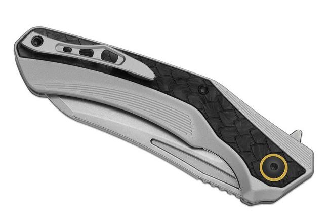 Bild für Kizer Draca KI4751A1 Stonewashed S45VN, Aluminum & Carbon Fiber, Taschenmesser