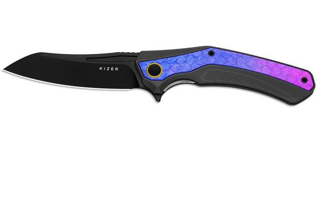 Bild für Kizer Draca KI4751A2 PVD S45VN, Aluminum & Crystallized Titanium, Taschenmesser
