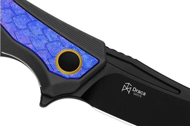 Bild für Kizer Draca KI4751A2 PVD S45VN, Aluminum & Crystallized Titanium, Taschenmesser