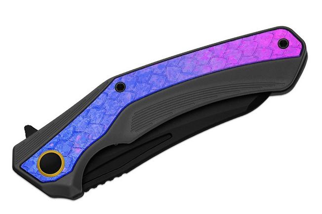 Bild für Kizer Draca KI4751A2 PVD S45VN, Aluminum & Crystallized Titanium, Taschenmesser