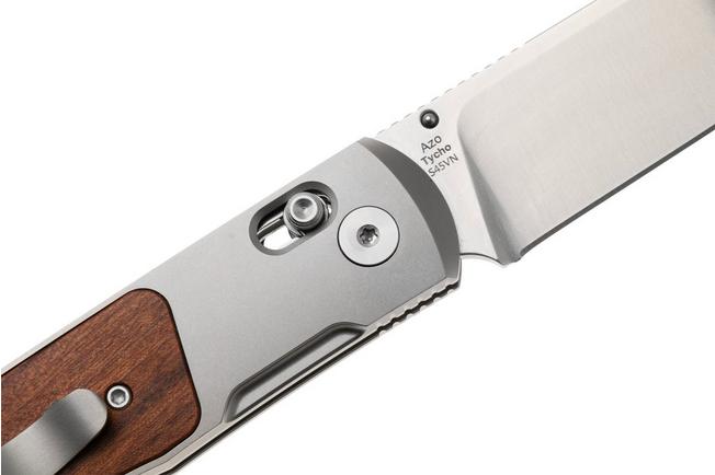 Afbeelding voor Kizer Tycho KI4761A1 Satin S45VN, Titanium Mkuruti, zakmes, Azo design