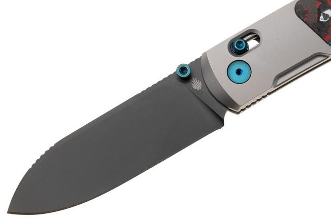 Afbeelding voor Kizer Tycho KI4761A2 Matte DLC M390, Titanium FatCarbon, zakmes, Azo design
