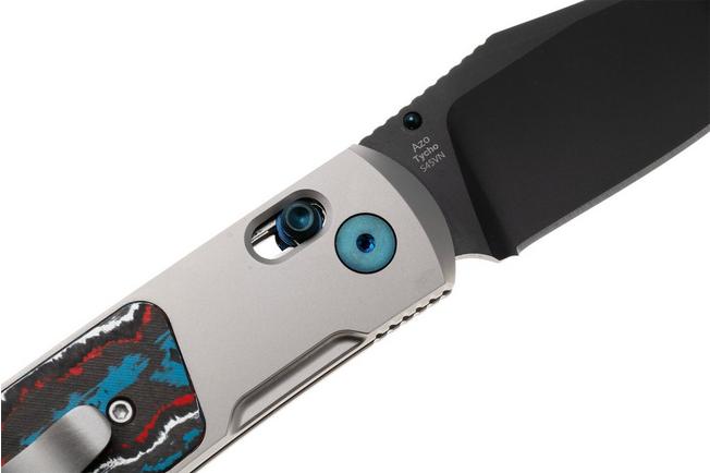 Afbeelding voor Kizer Tycho KI4761A3 Matte DLC S45VN, Titanium FatCarbon, zakmes, Azo design