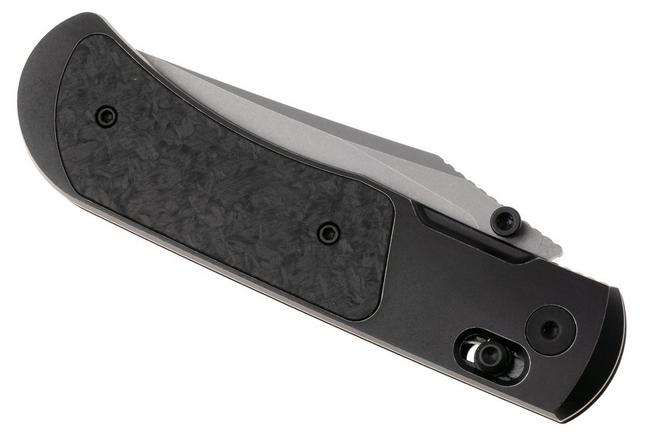 Afbeelding voor Kizer Tycho KI4761A4 Stonewashed M390, Black Titanium Carbonfiber. zakmes, Azo design