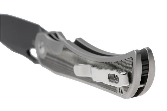 Image pour Kizer Allure KI4763LDA2 Blackwashed S45VN, Titanium & Black Norplex UltreX Micarta, couteau de poche, Johan Jordaan design