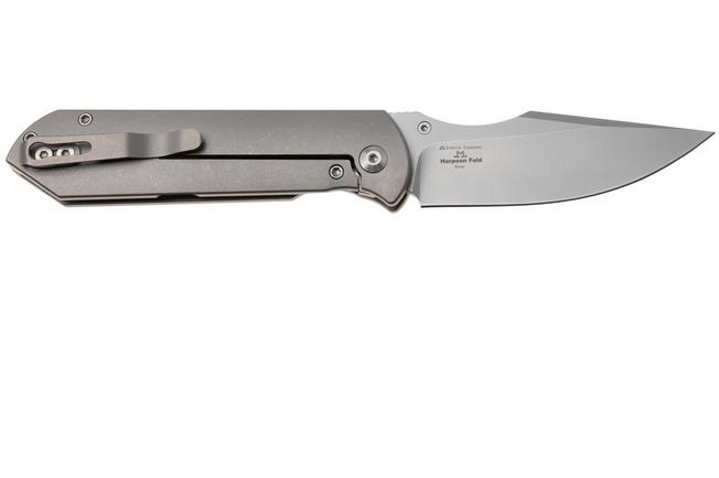 Bild für Kizer Harpoon Fold Ki4784A1 Stonewashed Elmax, Titanium, Taschenmesser, Maverick Customs Design
