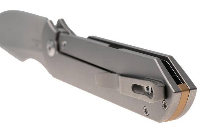 Bild für Kizer Harpoon Fold Ki4784A1 Stonewashed Elmax, Titanium, Taschenmesser, Maverick Customs Design