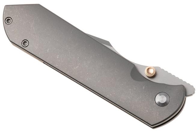 Bild für Kizer Harpoon Fold Ki4784A1 Stonewashed Elmax, Titanium, Taschenmesser, Maverick Customs Design