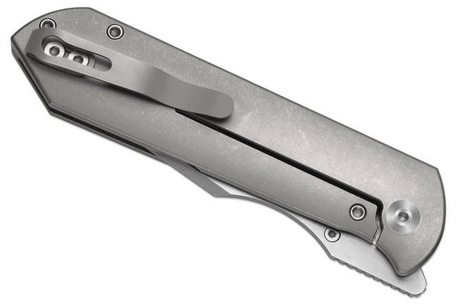 Bild für Kizer Harpoon Fold Ki4784A1 Stonewashed Elmax, Titanium, Taschenmesser, Maverick Customs Design