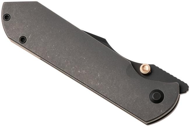 Bild für Kizer Harpoon Fold Ki4784A3 Matte DLC Ultra Elmax, Gray Titanium, Taschenmesser, Maverick Customs Design