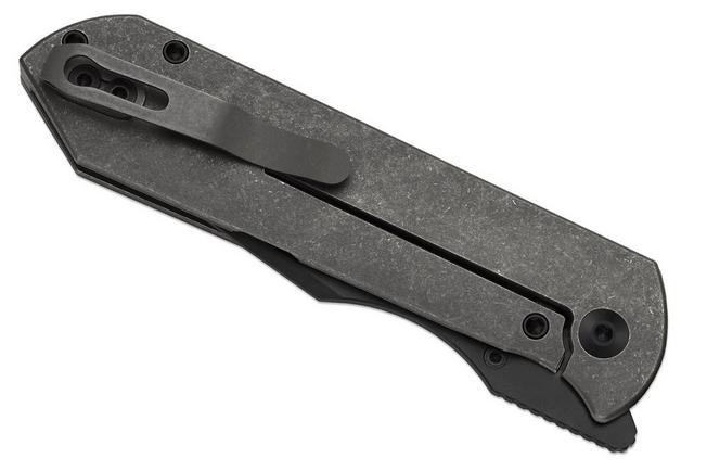 Bild für Kizer Harpoon Fold Ki4784A3 Matte DLC Ultra Elmax, Gray Titanium, Taschenmesser, Maverick Customs Design