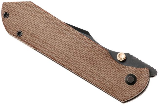 Bild für Kizer Harpoon Fold Ki4784A4 Acid Washed 3-Layer Composite, Titanium & Norplex UltreX Micarta, Taschenmesser, Maverick Customs Design