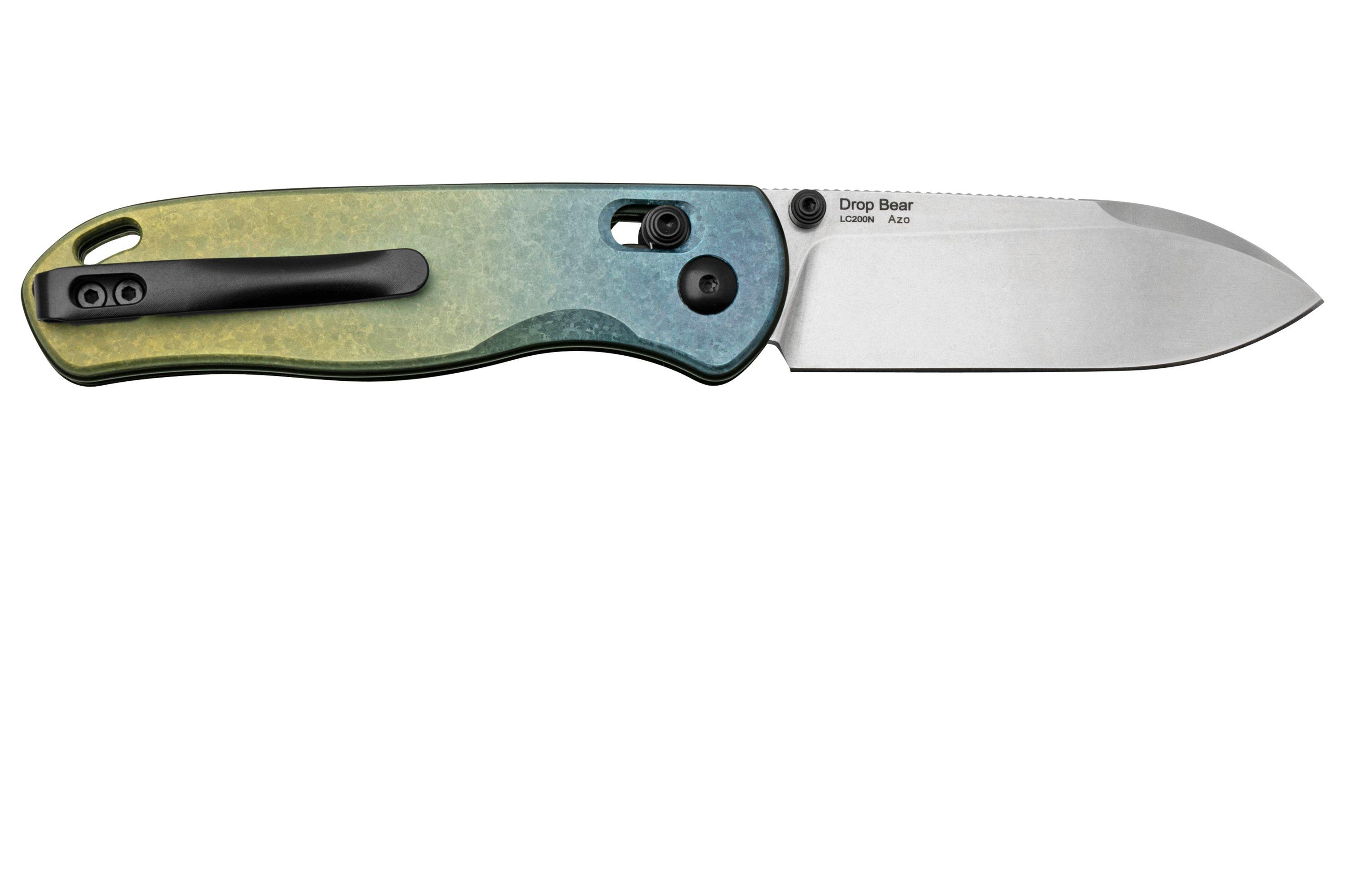 Kizer Drop Bear 36194A3, LC200N, Titanium, pocket knife, Azo design