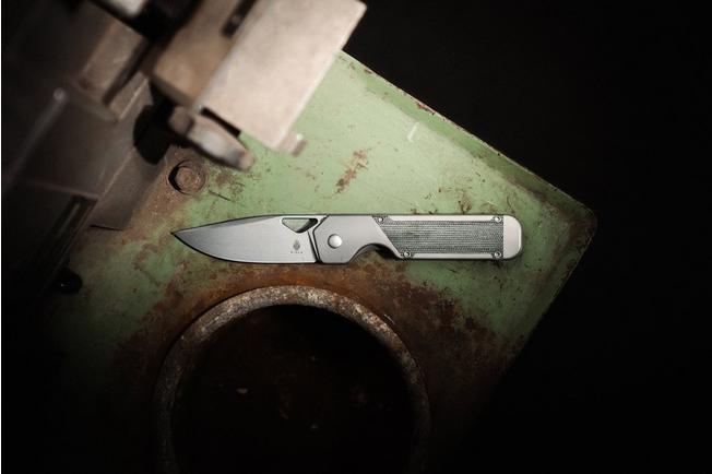 Image for Kizer Militaw Ki3634A1, S35VN, Titanium Micarta, pocket knife, Jonathan Styles design