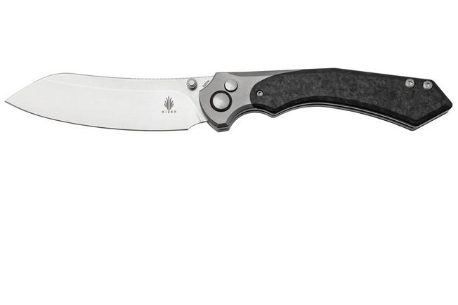 Bild für Kizer Clairvoyant 4626A1, S35VN Titanium Carbon Fiber Taschenmesser, Paul Munko Design