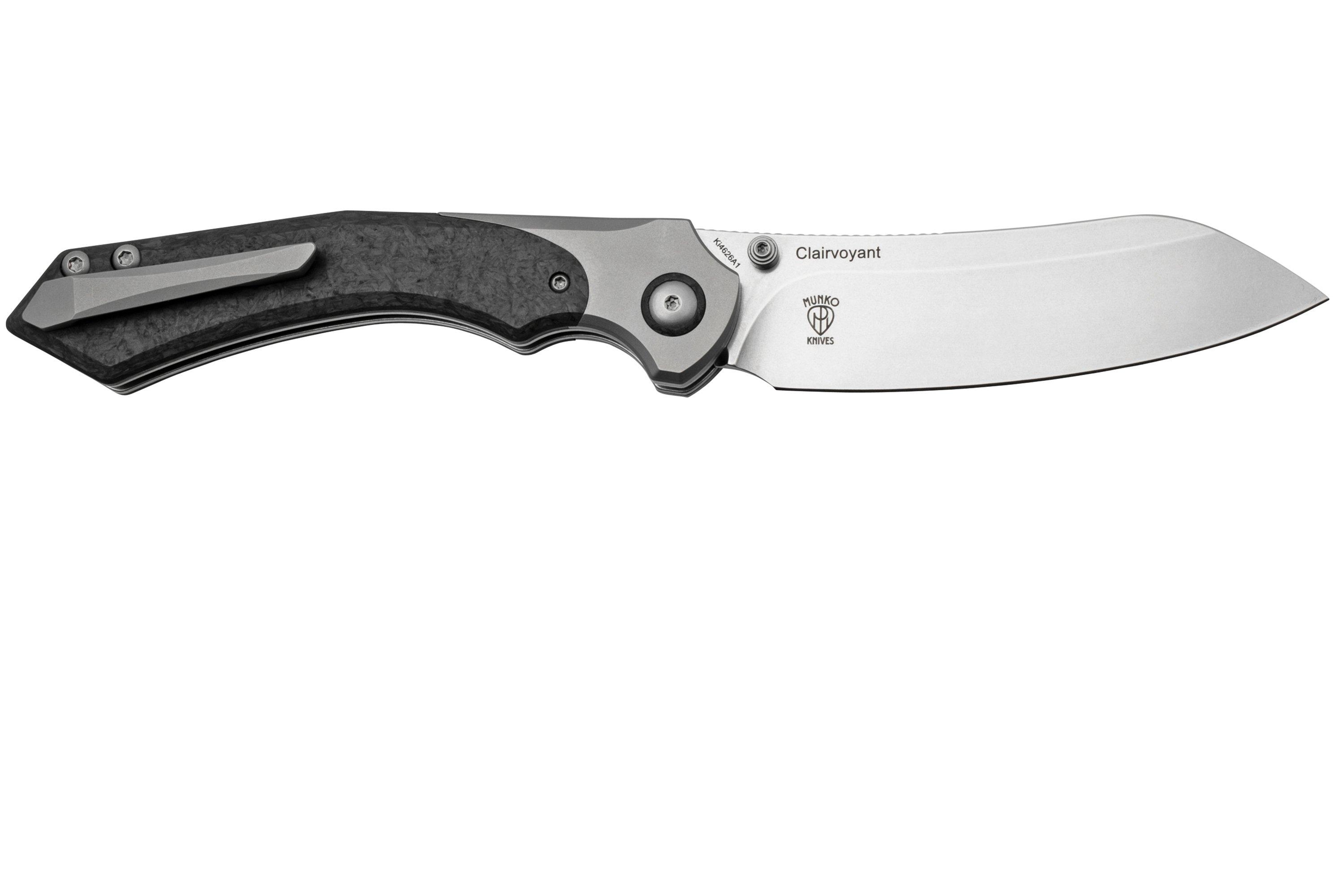 Kizer Clairvoyant 4626A1, S35VN Titanium Carbon Fiber pocket knife