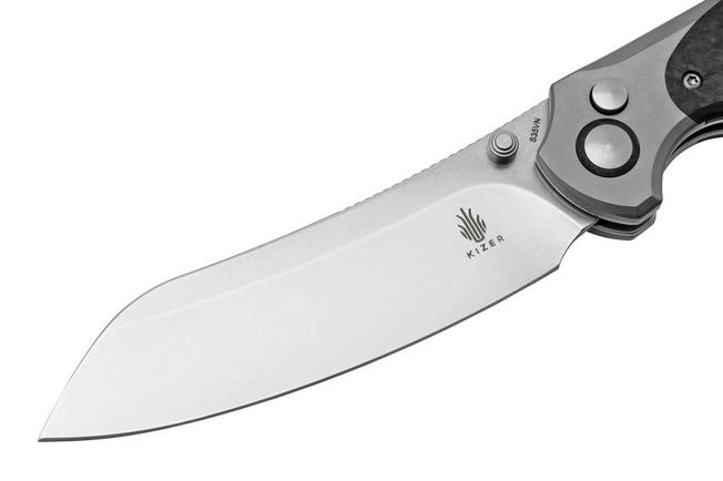 Bild für Kizer Clairvoyant 4626A1, S35VN Titanium Carbon Fiber Taschenmesser, Paul Munko Design