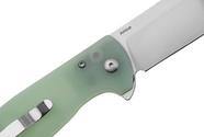 Kizer Amicus L3002A2 Button Lock Jade G10 Pocket Knife 