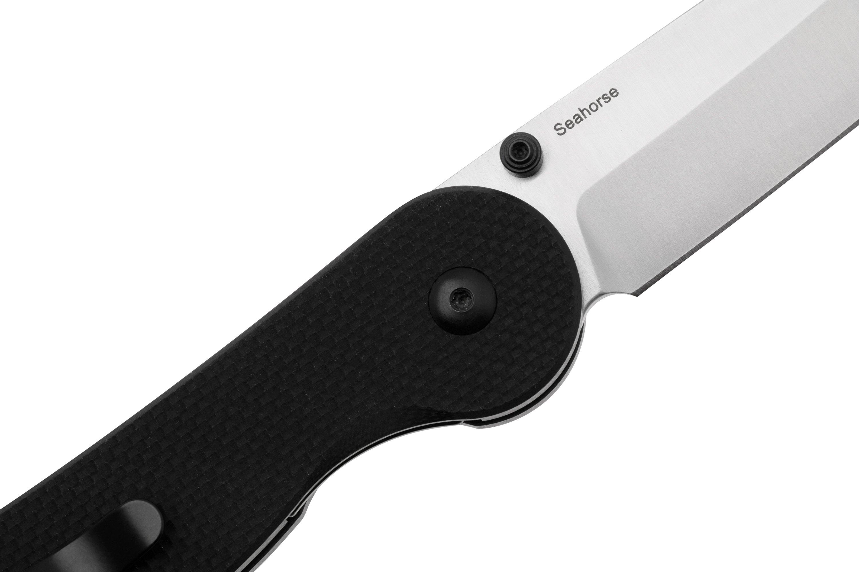Kizer Seahorse L3009A1 Satin, Black G10, pocket knife