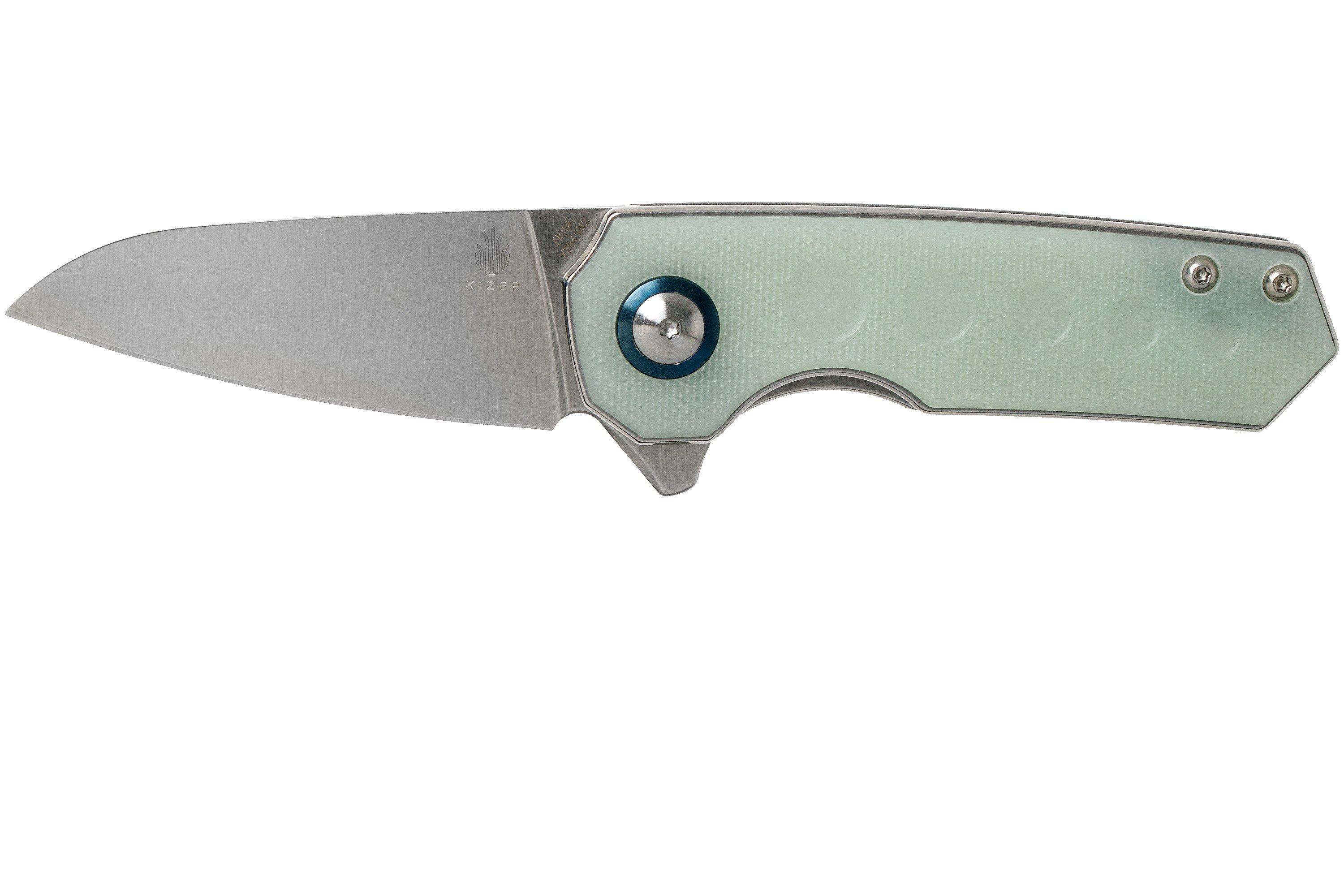 Kizer Lieb V2541N2 Natural G10 pocket knife, Azo design