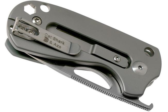 Imagen para Kizer Vanguard Catshark Gray G10 V2561N1 navaja, Azo & Yue Design
