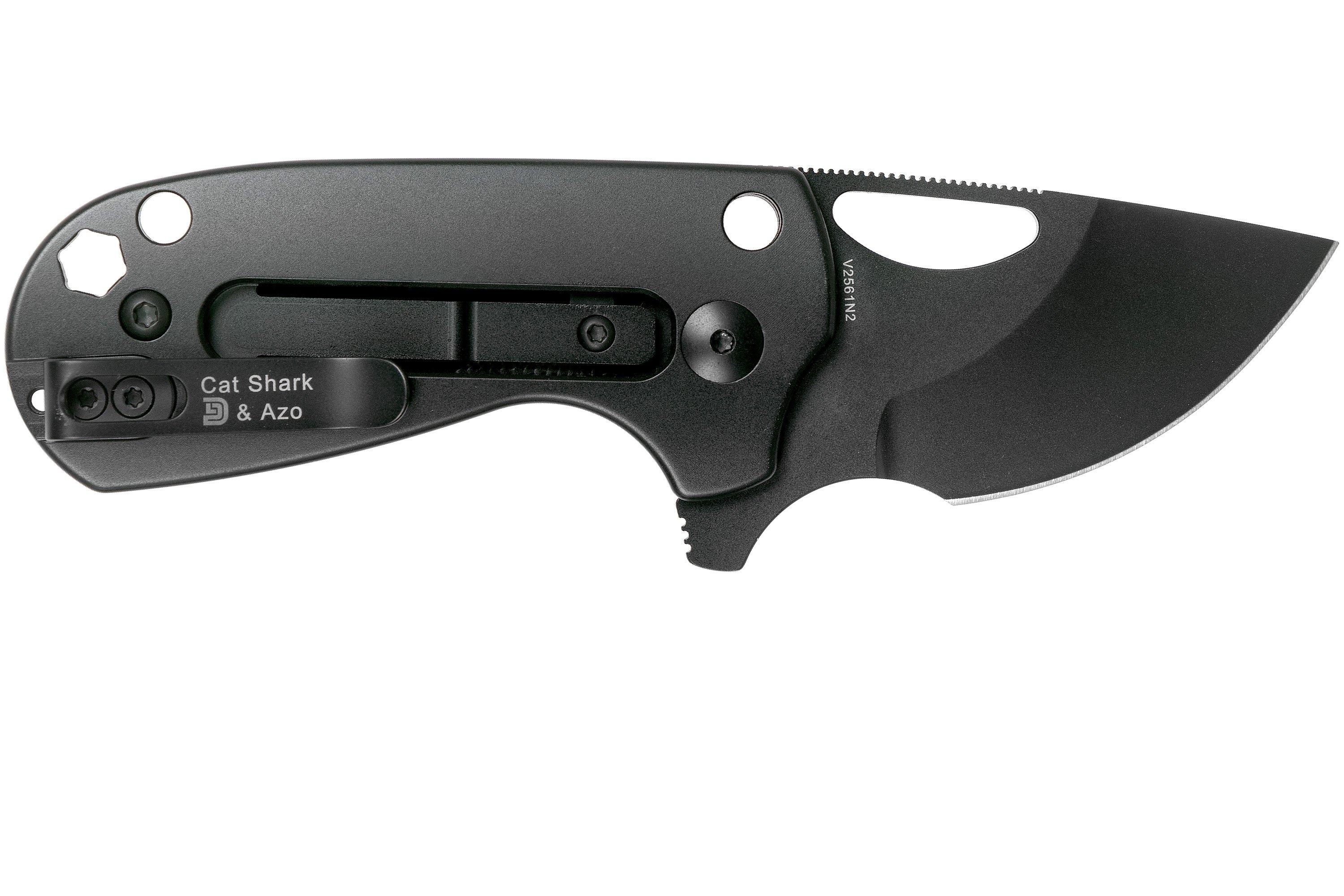 Kizer Vanguard Catshark Black Micarta V2561N2 pocket knife