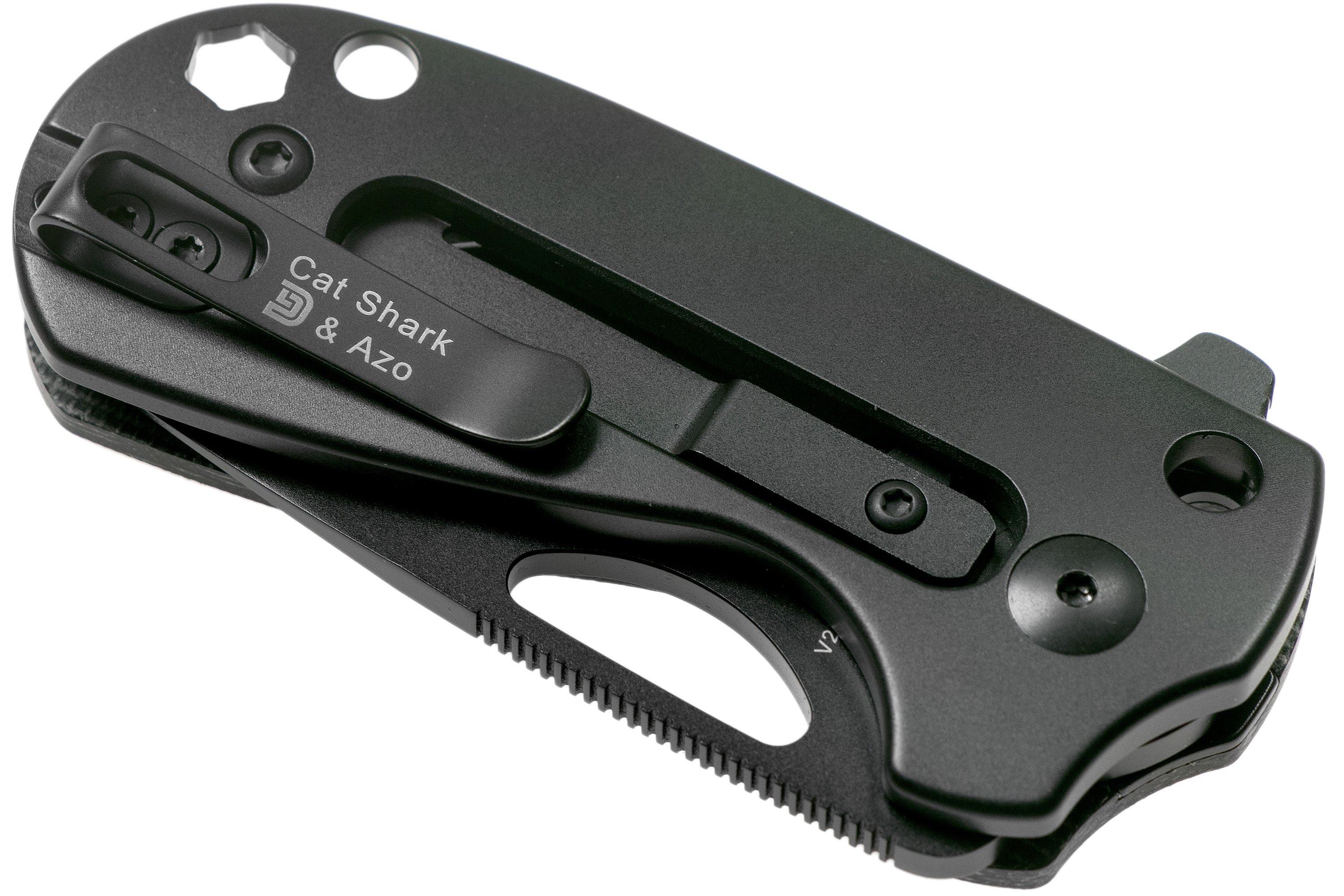 Kizer Vanguard Catshark Black Micarta V2561N2 pocket knife