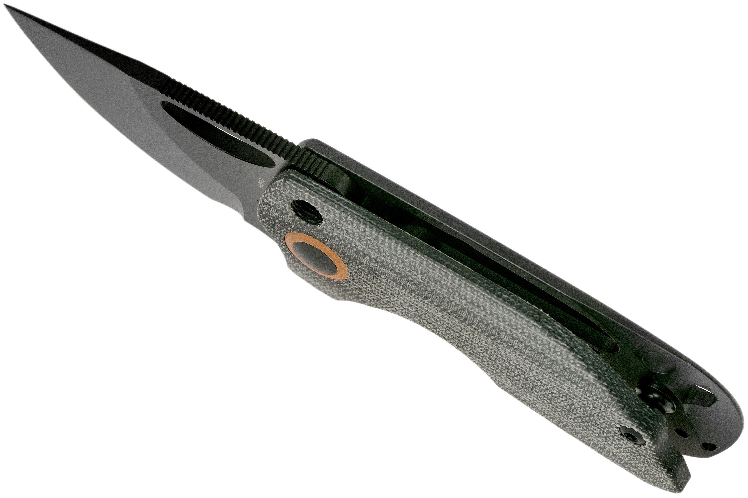Kizer Vanguard Catshark Black Micarta V2561N2 pocket knife