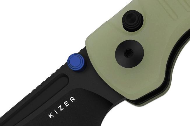 Image for Kizer Vanguard Parakeet V2706A7 PVD Nitro-V, Glow In The Dark G10, pocket knife