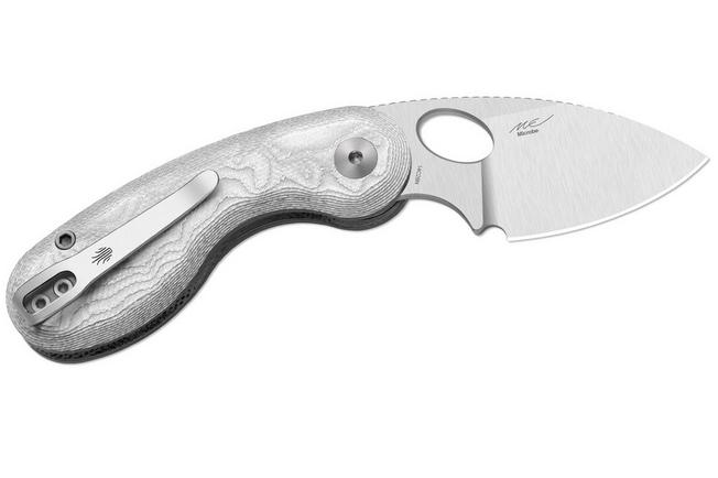 Image pour Kizer Microbe V2742A11, Satin 14C28N, Turquoise GFN, couteau de poche, Maksim Epifantsev design